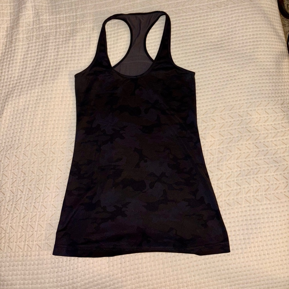 LULU LEMON HERITAGE 365 BLACK CAMO DEEP COAL MULTI SIZE 6